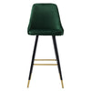 Pair Barstools Soft Upholstered Seat Kitchen Breakfast Counter Bar Stool Chair