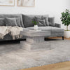 Grey Sonoma Coffee Table with - Modern Engineered Wood Side Table for P7G8