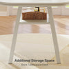 Dining Table for 2 People, 31.5'' Modern Small Kitchen Table with Storage Shelf