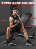 Foldable Weight Bench Adjustable Strength Training Full Body Workout Incline Gym