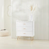 Fishe & Lilly Monroe Solid Wood White Chest of 3 Drawers RRP £799