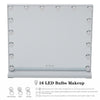 LED Bulbs Hollywood Mirror Dressing Table Vanity Make-Up Mirror Dimmable Lights