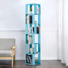 190cm Rotating Bookcase, Freestanding Bookshelf for Living Room, Corner Bookcase