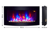 2025 TRUFLAME™ LED FLAMES 7 COLOUR SIDE LIT CURVED WALL MOUNTED ELECTRIC FIRE