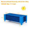 Stackable Nap Cot Toddler Daycare Bed Easy Lift Corners & Detachable Oxford Mat