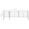 Garden Gate Steel 400x100 E0Z6