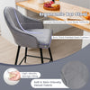 2 Pack Swivel Bar Stools Counter Height Chair Modern Rotatable Dining Chairs