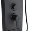 Bathroom LED Shower Panel Column Tower Waterfall Massage Body Jets System Mixer