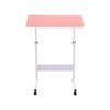60cm Movable Laptop Table Standing Sofa Bed Notebook Study HeightAdjustable Desk