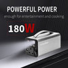 Portable Power Station 180W Solar Electronic Generator Camping Outdoor Travel