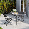 Rattan Garden Table and Chairs Outdoor Dining Set Beer Tables Bench Bistro BBQ