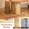 Cat Tree for Indoor Cats Cat Furniture with Removable Cat Bed-Caramel