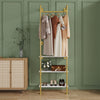 Industrial Metal Pipe Clothes Rail Hanging Display Rack Ladder Storage Shelves