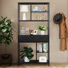 Industrial Bookcase Tall Bookshelf Cabinet Display Storage Rack W/ Drawer