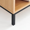 Modern Rattan Coffee Table with Drawer & Storage for Living Room Center Table