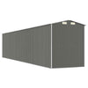 Garden Shed Light Grey 192x938x223 cm Galvanised Steel NEW