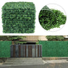 18x Artificial Boxwood Plant Decorative Wall Greenery Wall Hedge Grass Mat Panel