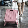 Folding Shopping Trolley Box 55L Camping Picnic Boot Cart Storage Stair Climbing