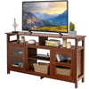 TV Stand for 65" TV Fireplace TV Stand Entertainment Center Storage Cupboard