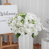 Artificial Wedding Rose Flower Row Top Table Backdrop Arch Arrangement Wall Deco