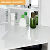 Dressing Table Corner White with 5 Drawer 3 Mirror Stool Makeup Dresser Set