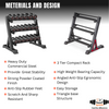 Dumbbell Rack Storage Stand Hex Weight Heavy Duty 3 Tier Wide Home Gym Fitness