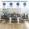 Stackable Office Guest Mesh Chairs Waiting Room Chairs Set of 2-Grey