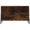 CIADAZ TV Cabinet Smoked Oak 80x36x50 Engineered Wood, Tv Unit, Tv Stand A8I4