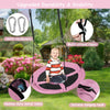 40 Inches Saucer Tree Swing Flying Circle Swing Seat Outdoor Round Swing Set