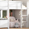 Kids Bunk Bed 3ft Cabin Bed Mid Sleeper Loft Bed Children Pine Wooden Bed Frame