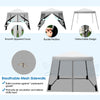 Outdoor Gazebo Foldable Camping Tent Instant Pop-up Canopy with Roller Bag