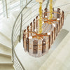 Luxury Crystal LED Ceiling Light Living Room Accent Chandelier Lamp Easy Install