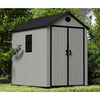 Wood EffectGarden Storage Shed Outdoor Storage House Tools Shed With Floor Base