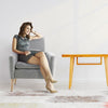 Occasional Armchair Comfy Accent Chair with Upholstered Single Sofa Arm Chairs