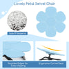 Indoor Outdoor Toddler Sit and Spin Sensory Toy Chair Petal-Blue