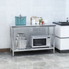 Commercial Catering Stainless Steel Table Backsplash Kitchen Prep Work Bench Set