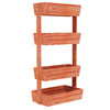 4 Tier Vertical Raised Garden Bed Removable Plant Stand Fruits Herbs Vegetables