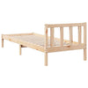 Long Bed Frame without 90x220 Solid Wood Pine C4T7