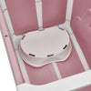 Folding Bathtub Water Tub Adult Children Kids Spa Soaking Sauna SPA Bath Tub Lid
