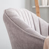 Nordic Occasional Bedroom Living Room Accent Chair Thick Cushioned Seat Armchair