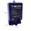 Electric 12V Fence Energiser Water Resistant 1.0J 10KM Battery Powered Fence