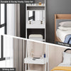 3 IN 1 Vanity Dressing Table Set Book Storage Shelf Ladder Desk W/ Mirror Stool