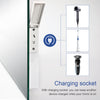Bathroom Wall Mirror LED Illuminated Lights Bluetooth Speaker Demister Socket