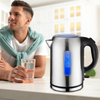 Electric Kettle Fast Boil Quiet Stainless Steel Boil-Dry Protection 2200W 1.7L