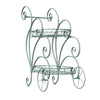 2 Tier Parisian Style Metal Garden Cart Plant Stand Flower Pot Display Decor