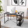 48” L-shaped Corner Computer Desk Reversible Home Office Writing Desk W/Shelves