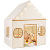 Indoor Play Tent Kids Play Tent w/Star Lights-Beige