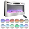 36/40/50/60 inch Fireplace Inset Fire Electric LED Wall Mounted Remote Heater UK