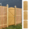 Wooden Garden Gate Pedestrian Privacy Fence Gate Porch Decorative Fence Panel
