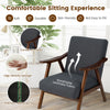 Modern Accent Chair Fabric Upholstered Lounge Chair Leisure Chair w/Cushions
